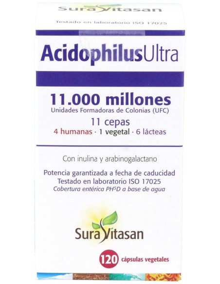 Sura Vitasan Acidophilus Ultra 120 Cápsulas
