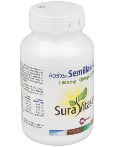 Sura Vitasan Aceite De Semillas De Lino 90 Perlas
