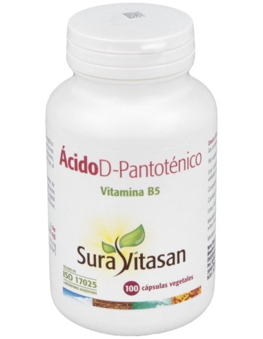 Sura Vitasan Acido Pantotenico 500Mg 100Caps