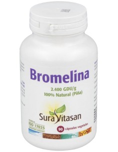 Sura Vitasan Bromelina 2.400 500 Mg. 90 Cápsulas