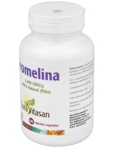 Sura Vitasan Bromelina 2.400 500 Mg. 90 Cápsulas 2