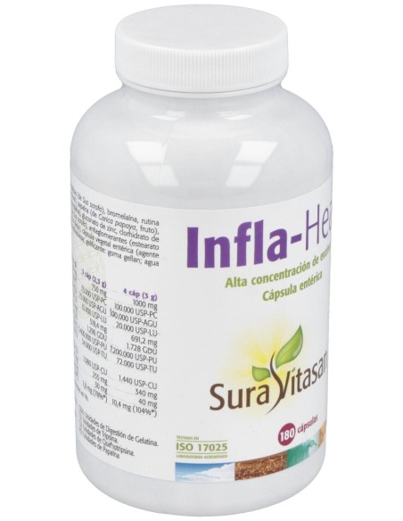 Sura Vitasan Infla Heal 180 Cápsulas