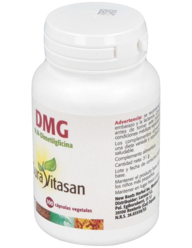 Sura Vitasan Dmg N_ N-Dimetilglicina 125 Mg 100 Cápsulas