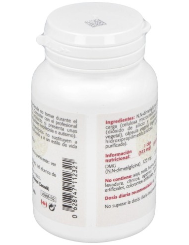 Sura Vitasan Dmg N_ N-Dimetilglicina 125 Mg 100 Cápsulas