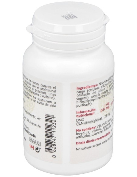 Sura Vitasan Dmg N_ N-Dimetilglicina 125 Mg 100 Cápsulas