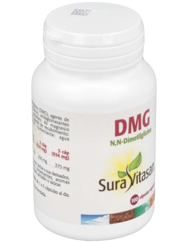Sura Vitasan Dmg N_ N-Dimetilglicina 125 Mg 100 Cápsulas