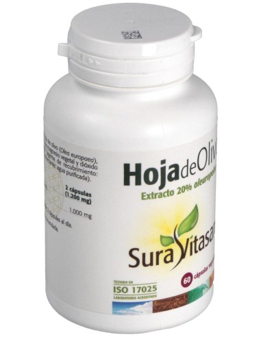 Sura Vitasan Hoja De Olivo 60 Cápsulas
