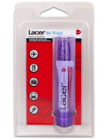 Lacer Cepillo Dental De Viaje 1Ud + Pasta Dentífrica 5Ml
