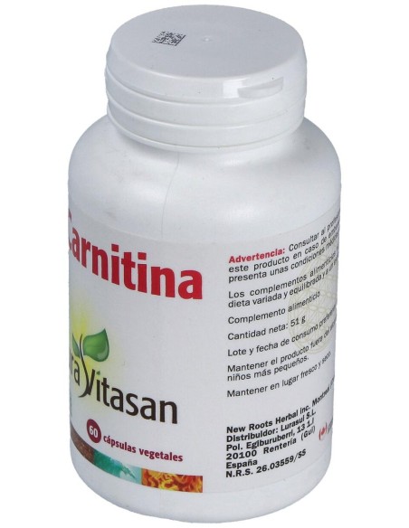 Sura Vitasan L-Carnitina 500Mg 60Caps