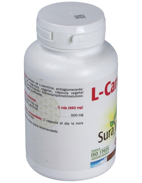 Sura Vitasan L-Carnitina 500Mg 60Caps