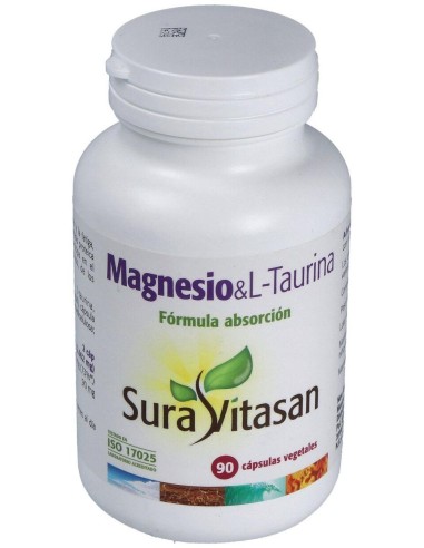 Sura Vitasan Magnesio Y L-Taurina 90 Cápsulas