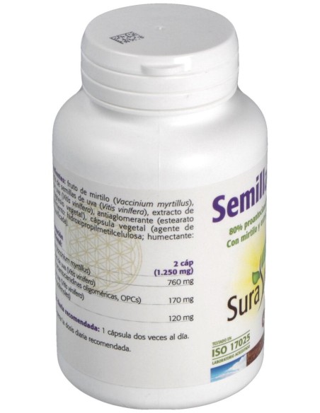Sura Vitasan Uva Semilla 60Mg 60Caps