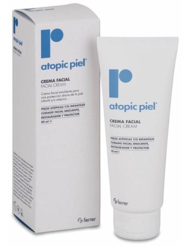 Repavar Atopic Piel Crema Facial, 50 Ml