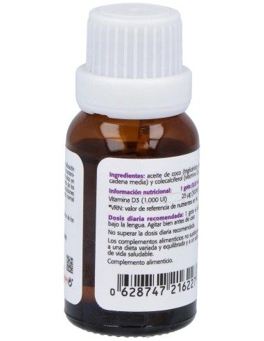 Vitamina D3 Liquida 15Ml.