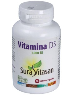 Sura Vitasan Vit. D3 1000Ui 60Caps