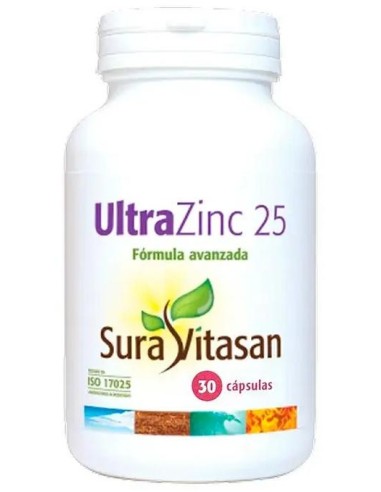 Sura Vitasan Ultra Zinc 50Mg 30 Cápsulas