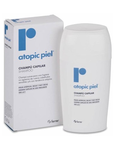 Repavar Atopic Piel Champú Capilar, 200 Ml