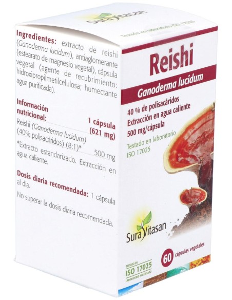 Sura Vitasan Reishi 500Mg 60Caps