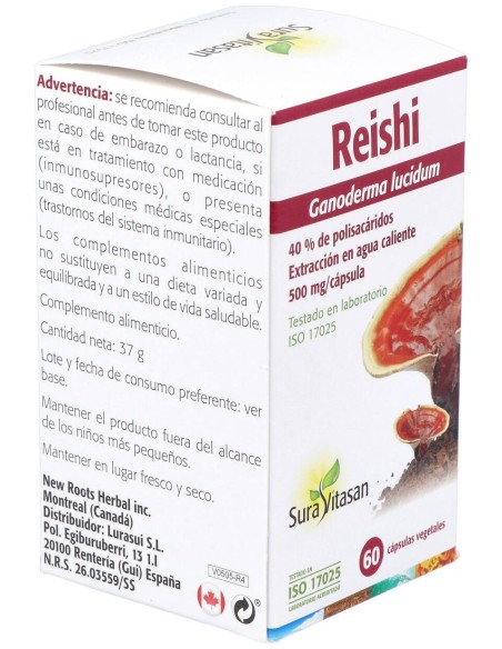 Sura Vitasan Reishi 500Mg 60Caps