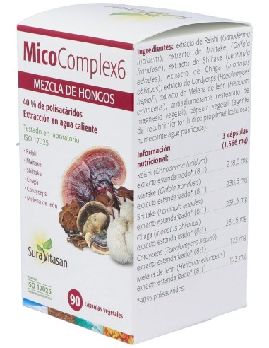 Sura Vitasan Mico Complex 6 90 Cápsulas