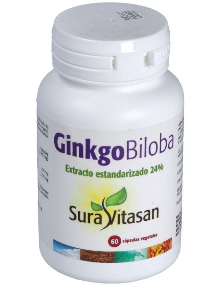Ginkgo Biloba Estandarizado Al 24% 60Cap.