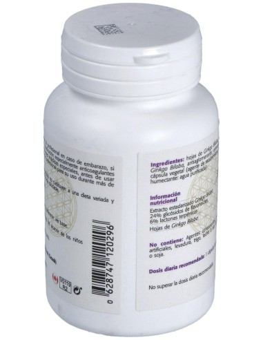 Ginkgo Biloba Estandarizado Al 24% 60Cap.