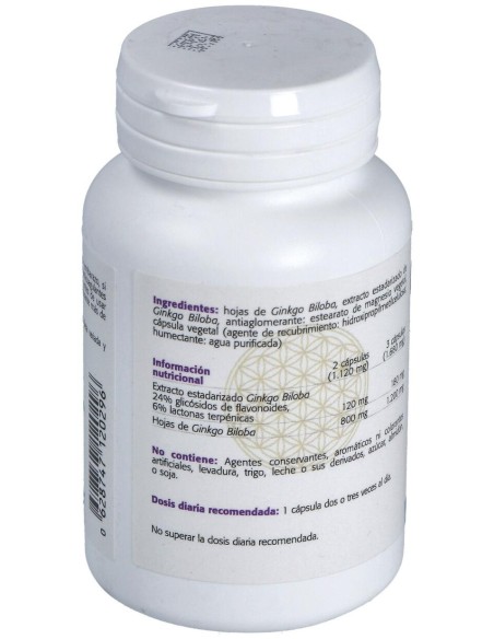 Ginkgo Biloba Estandarizado Al 24% 60Cap.