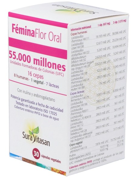 Sura Vitasan Femina Flor Oral 30Caps
