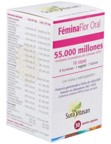 Sura Vitasan Femina Flor Oral 30Caps