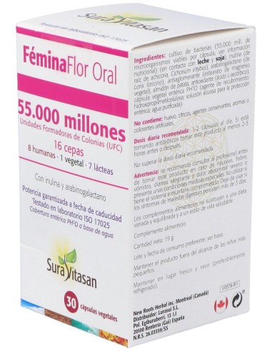 Sura Vitasan Femina Flor Oral 30Caps