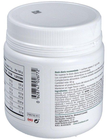 Suravitasan Ferment Activ Greens 80G