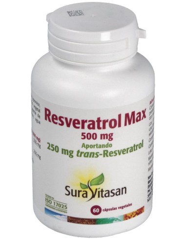 Sura Vitasan Resveratrol Max 500Mg 60Caps