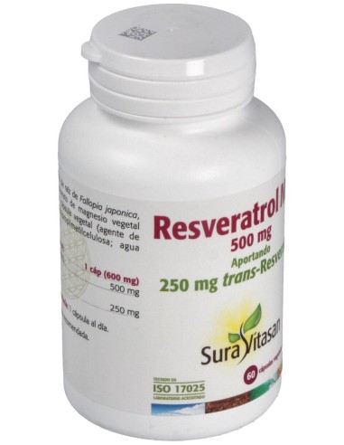 Sura Vitasan Resveratrol Max 500Mg 60Caps