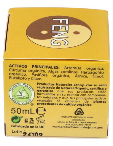 Feng Shui Bálsamo De Artemisa Y Cúrcuma Reuart 50Ml