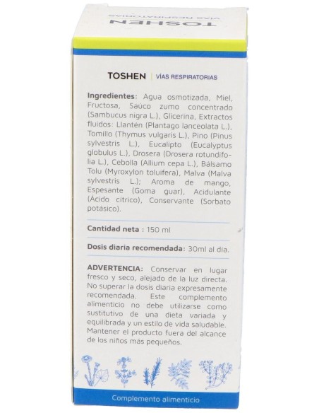 Mahen Toshen Jarabe 150Ml