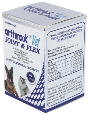 Arthrox Vet Joint Y Flex 60Comp. Veterinaria