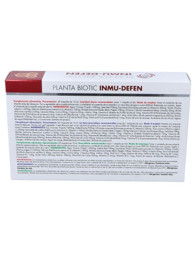 Plantabiotic Inmuno Defense Ampolla Bebible 10 M