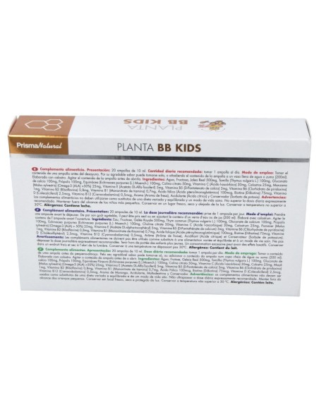 Planta Bb Kids Ampolla Bebible 10 Ml 20 Amp