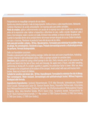 Isdin® Fotoprotector Compact Bronce Oil-Free Spf50+ 10G