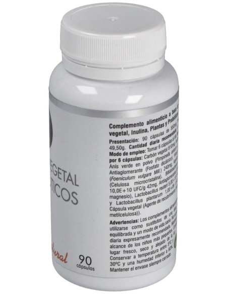 Prisma Natural Carbon Probiotico 550Mg 90Caps