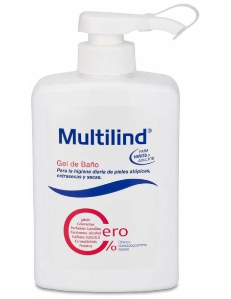 Multilind Gel De Baño Para Pieles Atópicas, Extrasecas Y Secas 500Ml