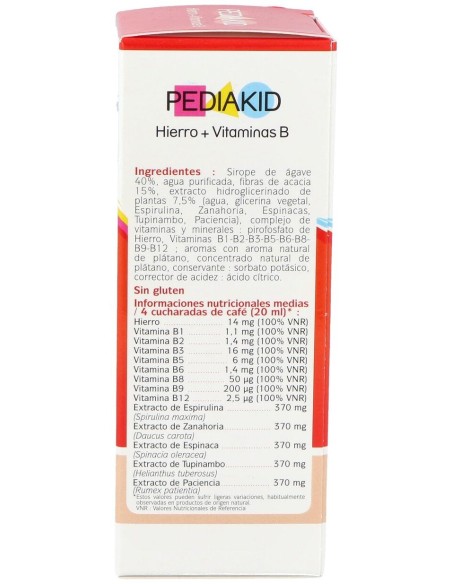 Pediakid Hierro-Vit.B Jarabe 125Ml.