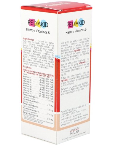 Pediakid Hierro-Vit.B Jarabe 125Ml.
