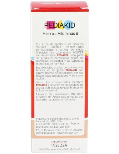 Pediakid Hierro-Vit.B Jarabe 125Ml.