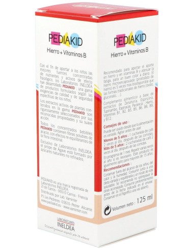 Pediakid Hierro-Vit.B Jarabe 125Ml.