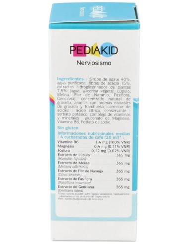 Pediakid Nerviosismo Jarabe 125Ml.