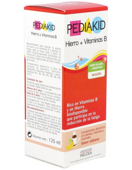 Pediakid Hierro-Vit.B Jarabe 125Ml.