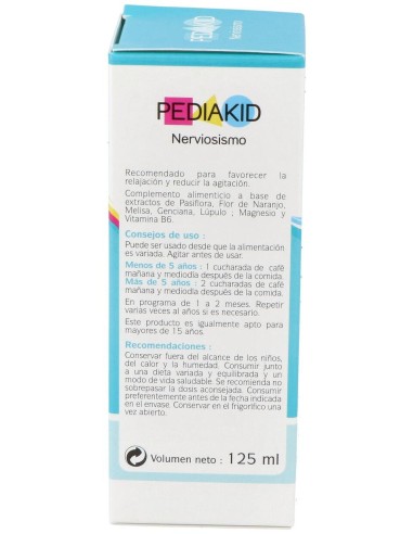 Pediakid Nerviosismo Jarabe 125Ml.