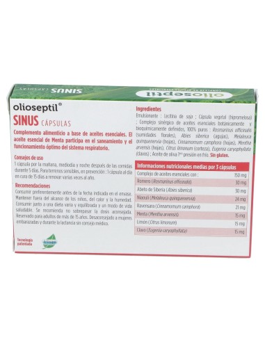 Olioseptil Nariz Y Garganta 15Cap.