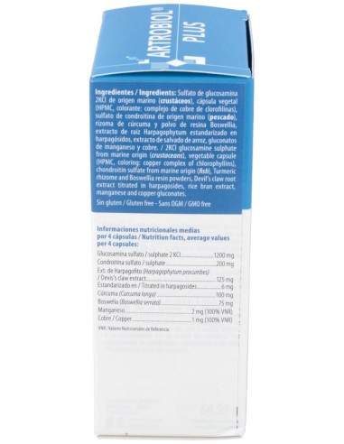 Artrobiol Plus Glucosamina+Condroitina 120Cap.